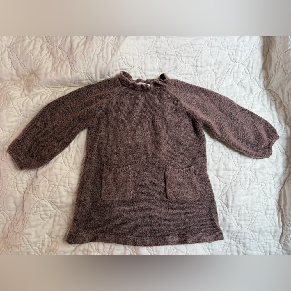 Zara girls sweater dress